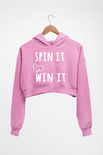 Load image into Gallery viewer, Table Tennie (TT) Crop HOODIE FOR WOMEN-Light Baby Pink-Ektarfa.online
