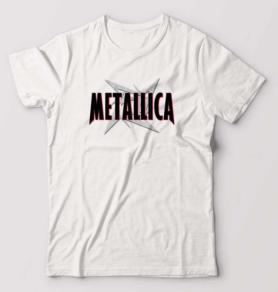 Metallica T-Shirt for Men-White-Ektarfa.online
