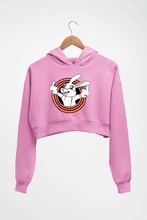 Load image into Gallery viewer, Domrebel Bunny Crop HOODIE FOR WOMEN-Light Baby Pink-Ektarfa.online
