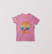 Load image into Gallery viewer, Wolf T-Shirt for Boy/Girl-Pink-Ektarfa.online
