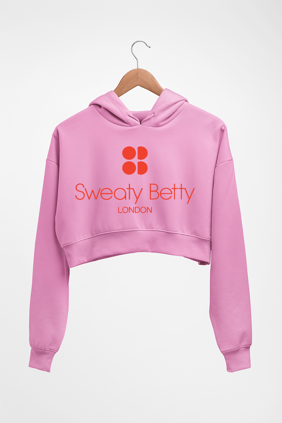 Sweaty Betty London Crop HOODIE FOR WOMEN-Light Baby Pink-Ektarfa.online