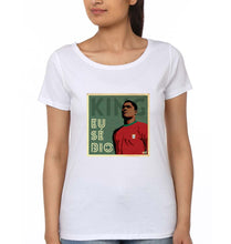 Load image into Gallery viewer, Eusébio T-Shirt for Women-White-Ektarfa.online
