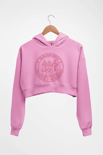 MIT Crop HOODIE FOR WOMEN-Light Baby Pink-Ektarfa.online