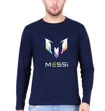 Load image into Gallery viewer, Messi Full Sleeves T-Shirt for Men-Navy Blue-Ektarfa.online
