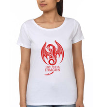 Load image into Gallery viewer, House of the Dragon (GOT) T-Shirt for Women-White-Ektarfa.online
