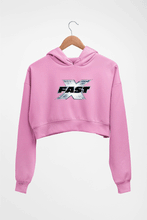 Load image into Gallery viewer, Fast X Crop HOODIE FOR WOMEN-Light Baby Pink-Ektarfa.online
