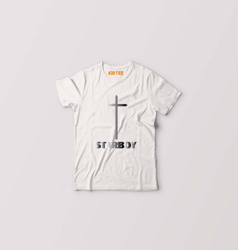 The Weeknd Kids T-Shirt for Boy/Girl-White-Ektarfa.online