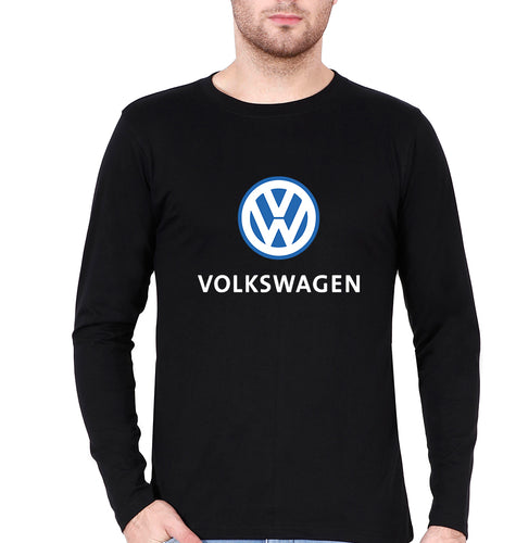 Volkswagen Full Sleeves T-Shirt for Men-Black-Ektarfa.online