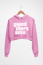 Load image into Gallery viewer, Grand Theft Auto (GTA) Crop HOODIE FOR WOMEN-Light Baby Pink-Ektarfa.online

