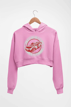 Load image into Gallery viewer, Lightning McQueen Crop HOODIE FOR WOMEN-Light Baby Pink-Ektarfa.online
