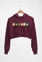 Load image into Gallery viewer, Friends Crop HOODIE FOR WOMEN-Maroon-Ektarfa.online
