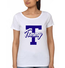 Load image into Gallery viewer, Varsity Tommy T-Shirt for Women-White-Ektarfa.online
