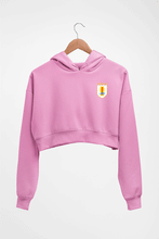 Load image into Gallery viewer, Uruguay Football Crop HOODIE FOR WOMEN-Light Baby Pink-Ektarfa.online
