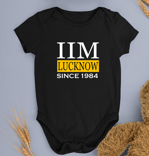 IIM Lucknow Kids Romper For Baby Boy/Girl-Black-Ektarfa.online