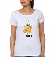 Load image into Gallery viewer, Shit T-Shirt for Women-White-Ektarfa.online
