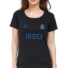 Load image into Gallery viewer, FC Porto 2021-22 T-Shirt for Women-Black-Ektarfa.online
