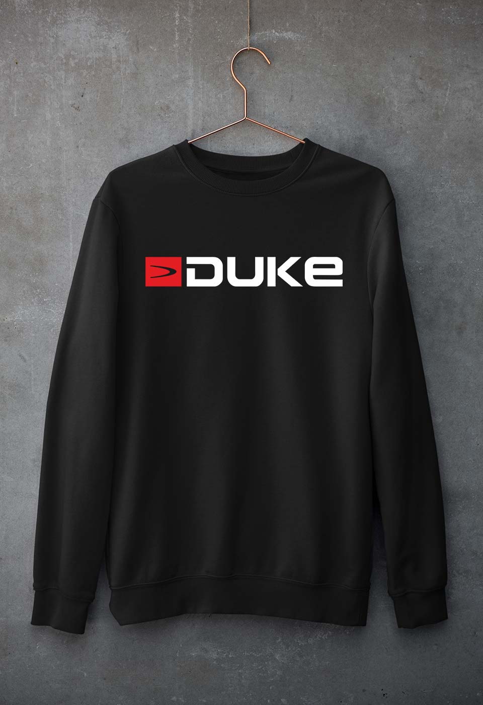 Duke Unisex Sweatshirt for Men/Women-Black-Ektarfa.online