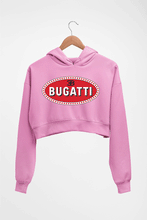Load image into Gallery viewer, Bugatti Crop HOODIE FOR WOMEN-Light Baby Pink-Ektarfa.online
