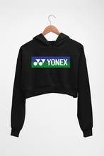 Load image into Gallery viewer, Yonex Crop HOODIE FOR WOMEN-Black-Ektarfa.online
