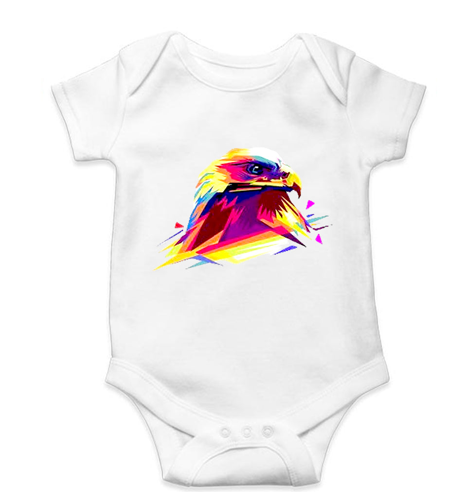 Eagle Kids Romper For Baby Boy/Girl-White-Ektarfa.online