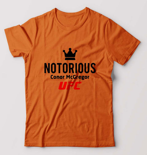 Conor McGregor UFC T-Shirt for Men-Orange-Ektarfa.online