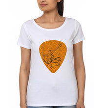 Load image into Gallery viewer, Guitar T-Shirt for Women-White-Ektarfa.online
