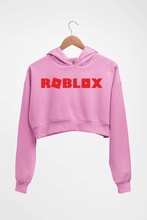Load image into Gallery viewer, Roblox Crop HOODIE FOR WOMEN-Light Baby Pink-Ektarfa.online
