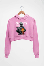 Load image into Gallery viewer, Call of Duty (COD) Crop HOODIE FOR WOMEN-Light Baby Pink-Ektarfa.online

