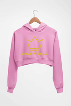 Load image into Gallery viewer, J. Cole World Crop HOODIE FOR WOMEN-Light Baby Pink-Ektarfa.online
