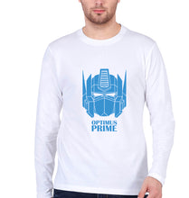 Load image into Gallery viewer, Optimus Prime Full Sleeves T-Shirt for Men-White-Ektarfa.online
