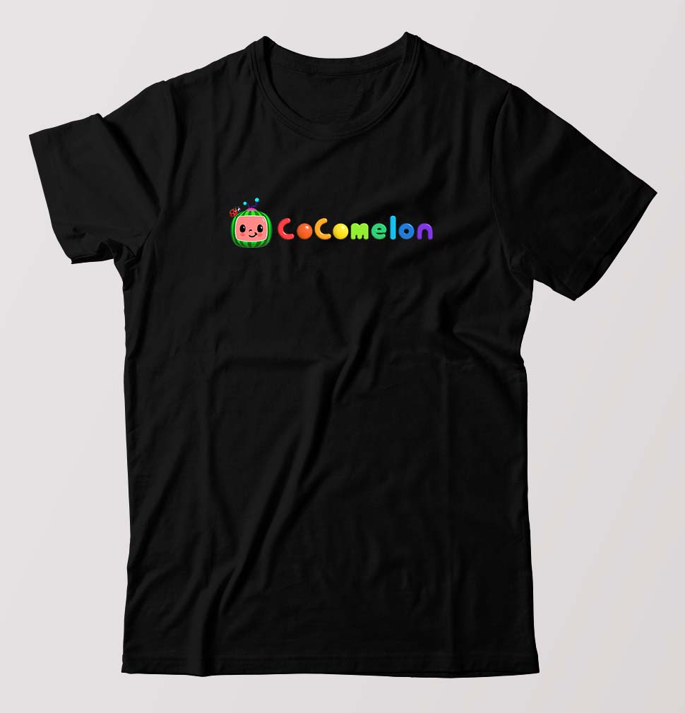 CoComelon T-Shirt for Men-Black-Ektarfa.online