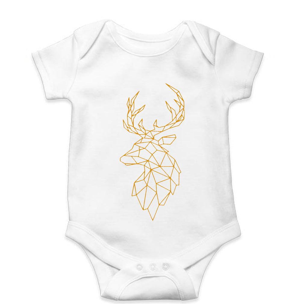 Deer Kids Romper For Baby Boy/Girl-White-Ektarfa.online