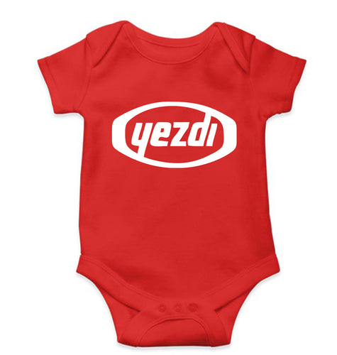 Yezdi Kids Romper For Baby Boy/Girl-0-5 Months(18 Inches)-Red-Ektarfa.online