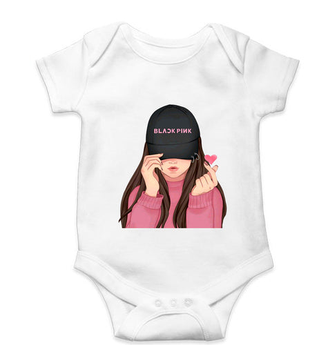 BLACKPINK Kids Romper For Baby Boy/Girl-White-Ektarfa.online