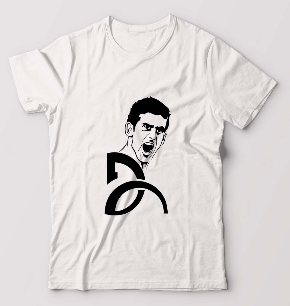 Novak Djokovic T-Shirt for Men-White-Ektarfa.online