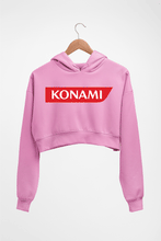 Load image into Gallery viewer, Konami Crop HOODIE FOR WOMEN-Light Baby Pink-Ektarfa.online
