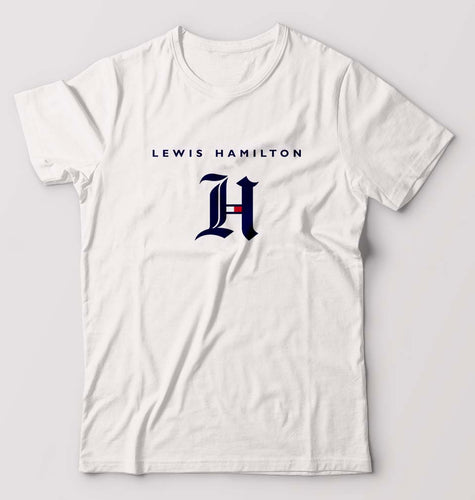 Lewis Hamilton F1 T-Shirt for Men-White-Ektarfa.online
