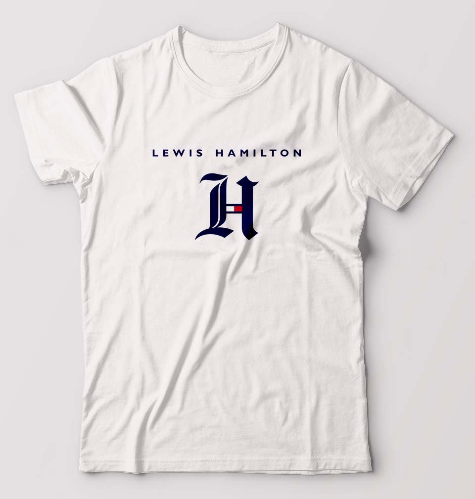 Lewis Hamilton F1 T-Shirt for Men-White-Ektarfa.online