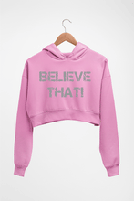 Load image into Gallery viewer, Believe That Roman Reigns WWE Crop HOODIE FOR WOMEN-Light Baby Pink-Ektarfa.online

