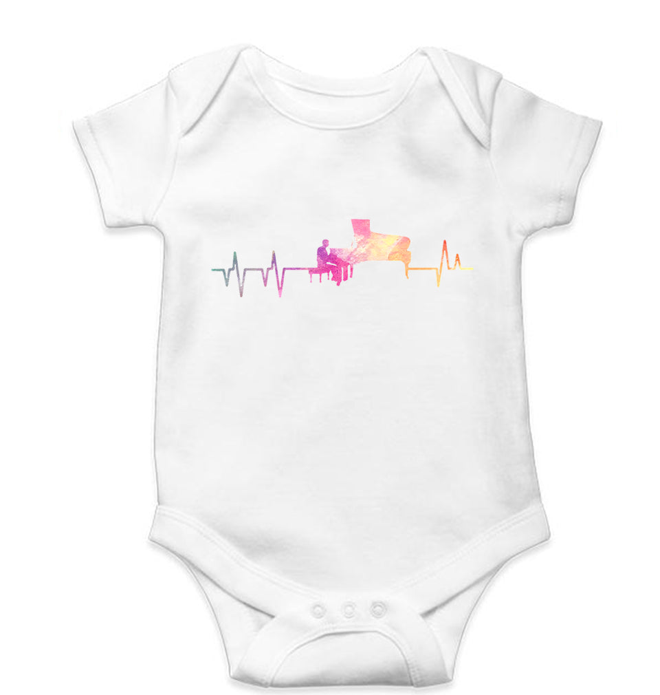 Piano Kids Romper For Baby Boy/Girl-White-Ektarfa.online