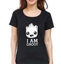 Load image into Gallery viewer, Groot T-Shirt for Women-Black-Ektarfa.online
