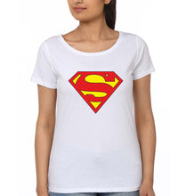Load image into Gallery viewer, Superman T-Shirt for Women-White-Ektarfa.online
