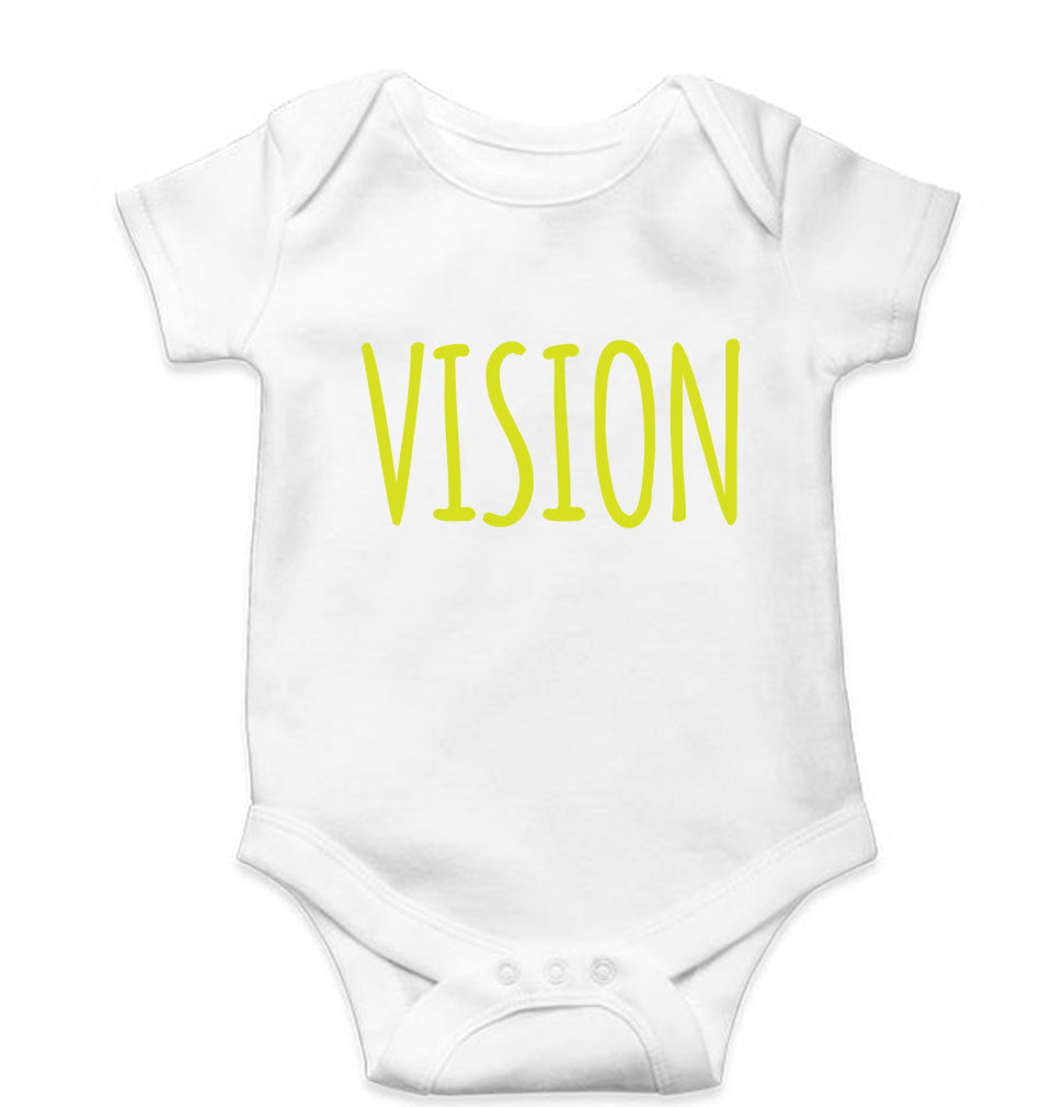 Vision Kids Romper For Baby Boy/Girl-White-Ektarfa.online