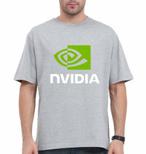 Load image into Gallery viewer, Nvidia Oversized T-Shirt for Men-Grey-Ektarfa.online
