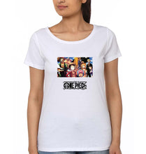 Load image into Gallery viewer, One Piece T-Shirt for Women-White-Ektarfa.online
