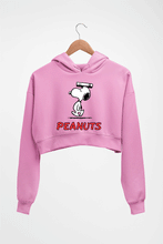 Load image into Gallery viewer, Peanuts Snoopy Crop HOODIE FOR WOMEN-Light Baby Pink-Ektarfa.online

