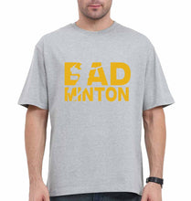Load image into Gallery viewer, Badminton Oversized T-Shirt for Men-Grey-Ektarfa.online
