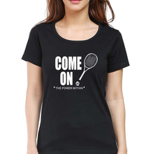 Load image into Gallery viewer, Tennis T-Shirt for Women-Black-Ektarfa.online
