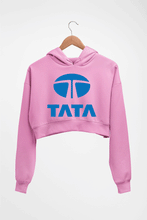 Load image into Gallery viewer, Tata Crop HOODIE FOR WOMEN-Light Baby Pink-Ektarfa.online
