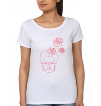 Load image into Gallery viewer, Frida Kahlo T-Shirt for Women-White-Ektarfa.online
